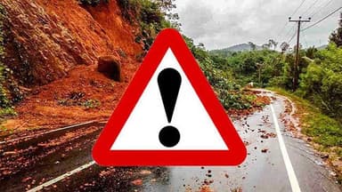 Level 2 landslide warnings issued for four districts extended