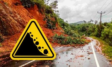 ‘Amber’ landslide warnings issued for several districts