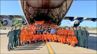 India’s NDRF team departs from SL after successful search & rescue mission